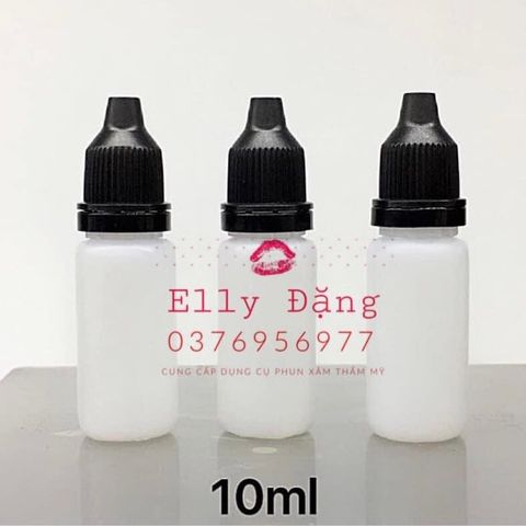  Lọ Chiết Nhựa 10ml Nắp Đen ( 1 lọ ) 