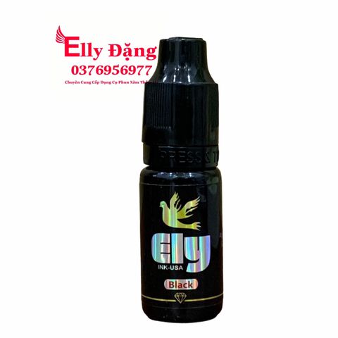  MỰC PHUN XĂM ELY BLACK 