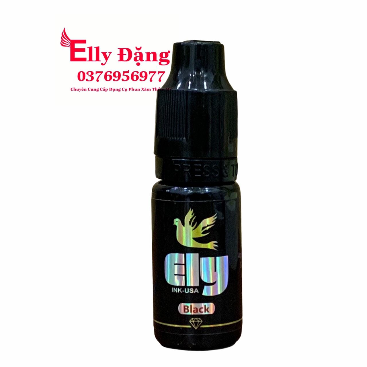 MỰC PHUN XĂM ELY BLACK