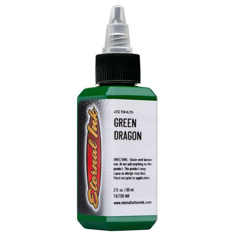  Mực Xăm Hình Eternal Green Dragon 60ml 