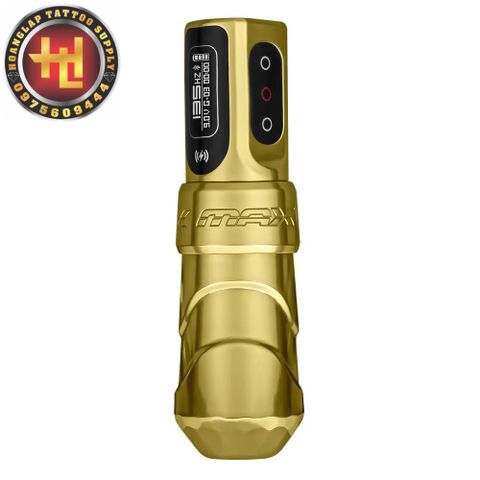  máy xăm  fk Golden Flux Max + 2 PowerBolt II 