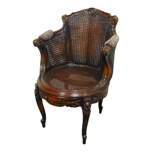 GHẾ MÂY ARM CHAIR LOUIS XV