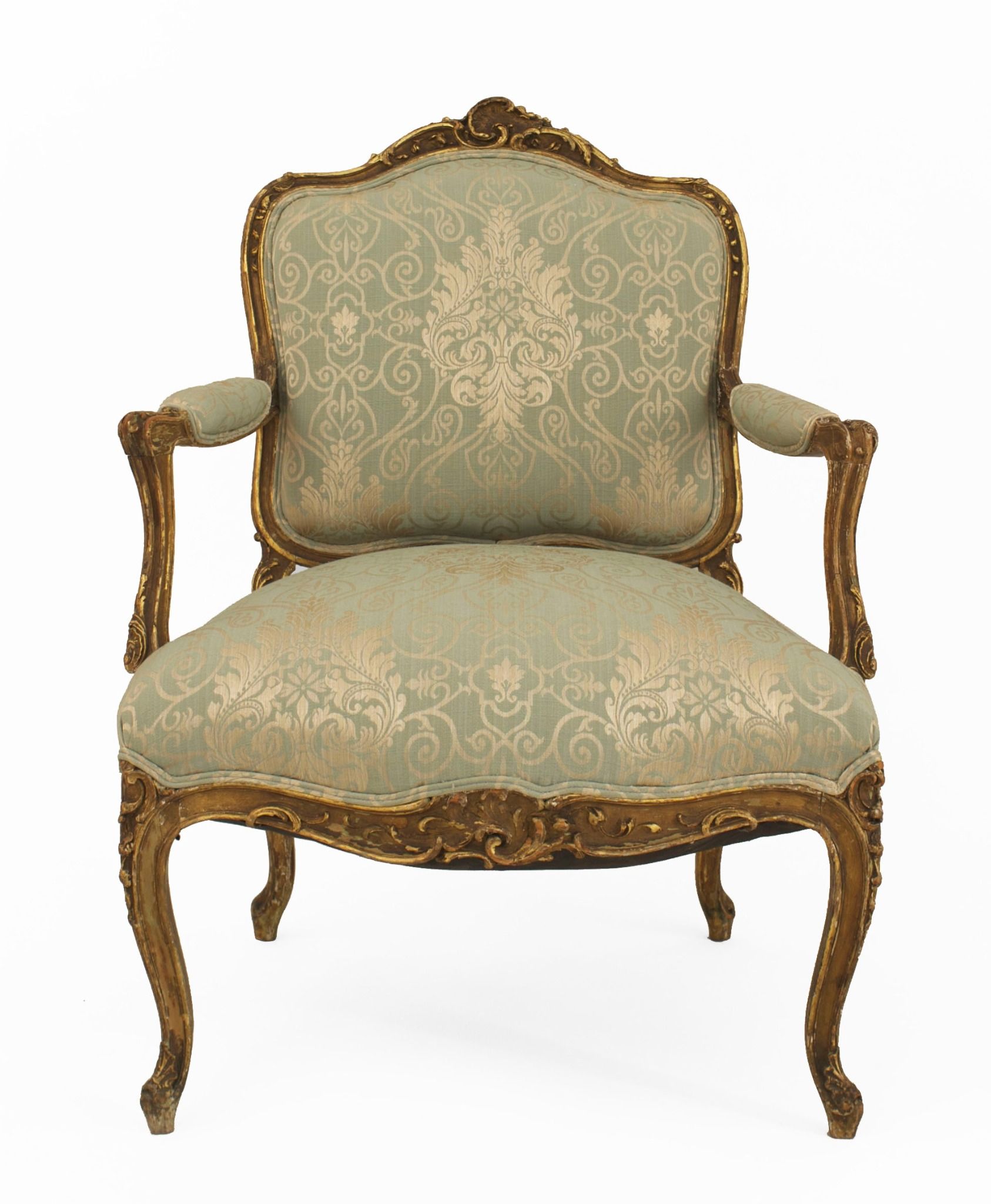 Sofa Louis XV Green