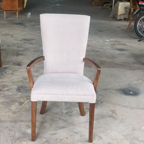 Dining Armchairs bọc vải bố sang trọng