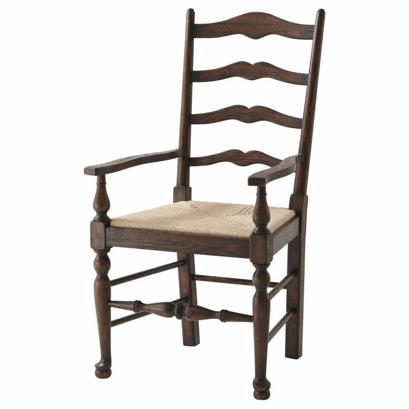 Ghế Althorp Victory Oak Ladderback arm chair
