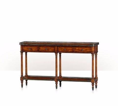 bàn console hickory phong cách Louis XVI