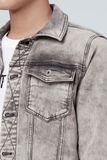 Áo Khoác Dáng Rộng, Xám Khói. Grey Type 3 Denim Jacket  - 121MD4044F5030