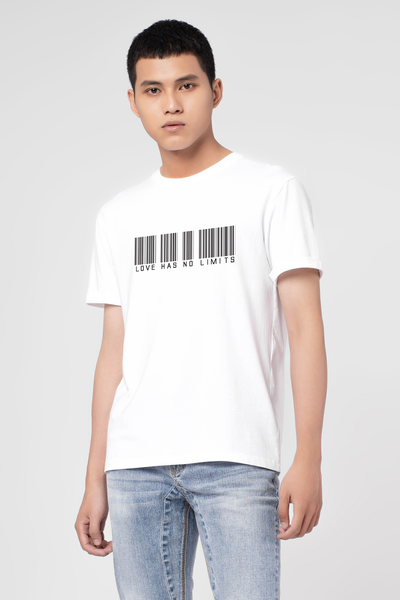 Áo Thun Nam Dáng Regular. 'Love has no limit' T-shirt - 121MN3023F7100