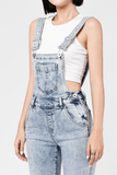 Quần Yếm Jeans Ống Loe. Flared Denim Overall - 121WD1133F1910