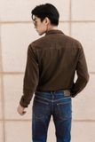 Áo Sơ Mi Denim Màu Nâu Phong Cách Vintage - Vintage Brown Denim Shirt - 122MD3034F3270