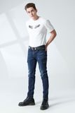 Quần Jeans Nam Dáng Ôm, Túi Đắp. Cargo Skinny Jeans - 220MD4081F1970