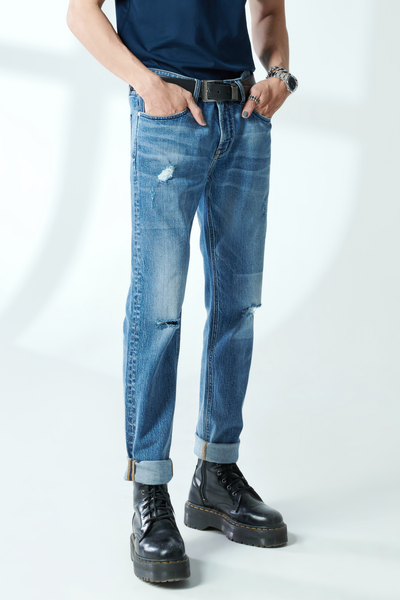 Quần jeans nam dáng slim - 220MD4082F2930