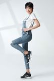 Quần Yếm Jeans dáng dài. Denim Overalls - 220WD1133F2950