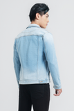 Áo Khoác Denim Nam Dáng Rộng 2 Túi. Type III Denim Jacket With 2 Pockets - 121MD4044F4910