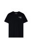 Áo Thun Nam Đen Oversize Họa Tiết Hoa Hồng. Men's Oversize Black T-shirt with Rose Pattern - 124MN3023F2001