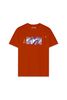 Áo Thun Nam Oversize Màu Đỏ.  Red Oversize Men's T-shirt - 124MN3023F1870