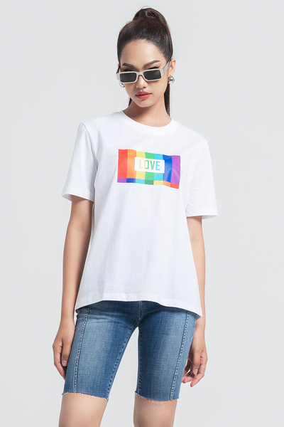 Áo Thun Nữ Dáng Rộng. Oversized LOVE T-shirt - 121WN1029F6100