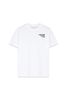 Áo Thun Nam Trắng Oversize Họa Tiết Hoa Hồng. Men's Oversize White T-shirt with Rose Pattern - 124MN3023F2100