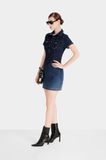 Đầm Denim Nữ Tay Ngắn .Women's Denim Dress with Short Sleeves - 123WD2125F1970