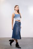 Chân Váy Denim Nữ Dài Dáng Chữ A. Women's Long A-Line Denim Skirt - 123WD2116F1950