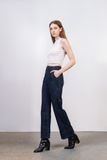 Quần Jeans Nữ Dáng WideLeg Laser Hiệu Ứng Nhung. Women's Jeans WideLeg Laser Velvet Effect - 123WD2085F5970