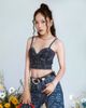 Áo Hai Dây Denim Màu Xanh Royal - Royal Blue Denim Bra - 122WD1017F1990