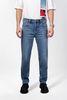 Quần Jeans Nam Dáng Suông Màu Med Blue. Med Blue Men's Straight Jeans - 222MD4089B3950