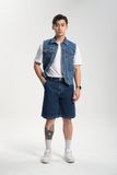 Quần Shorts Nam Kiểu Dáng Thể Thao. Shorts Denim Men's Sports - 223MD3104F1970