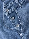 Quần Yếm Jeans Phong Cách Workwear Màu Xanh Đậm. Blue Workwear Style Denim Overalls - 123WD1134F1950