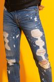 Quần jeans nam dáng straight - 120MD4082A2970