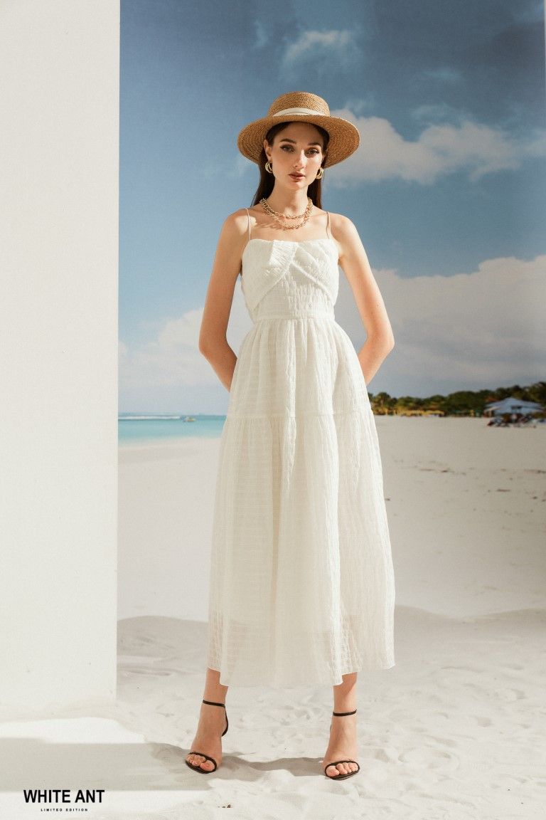 Happy Dress - Đầm Xòe Maxi 2 Dây Nữ WhiteAnt 120400016.001