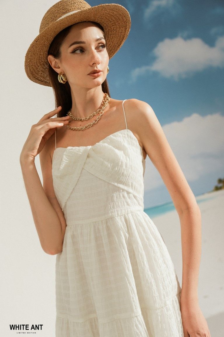 Happy Dress - Đầm Xòe Maxi 2 Dây Nữ WhiteAnt 120400016.001