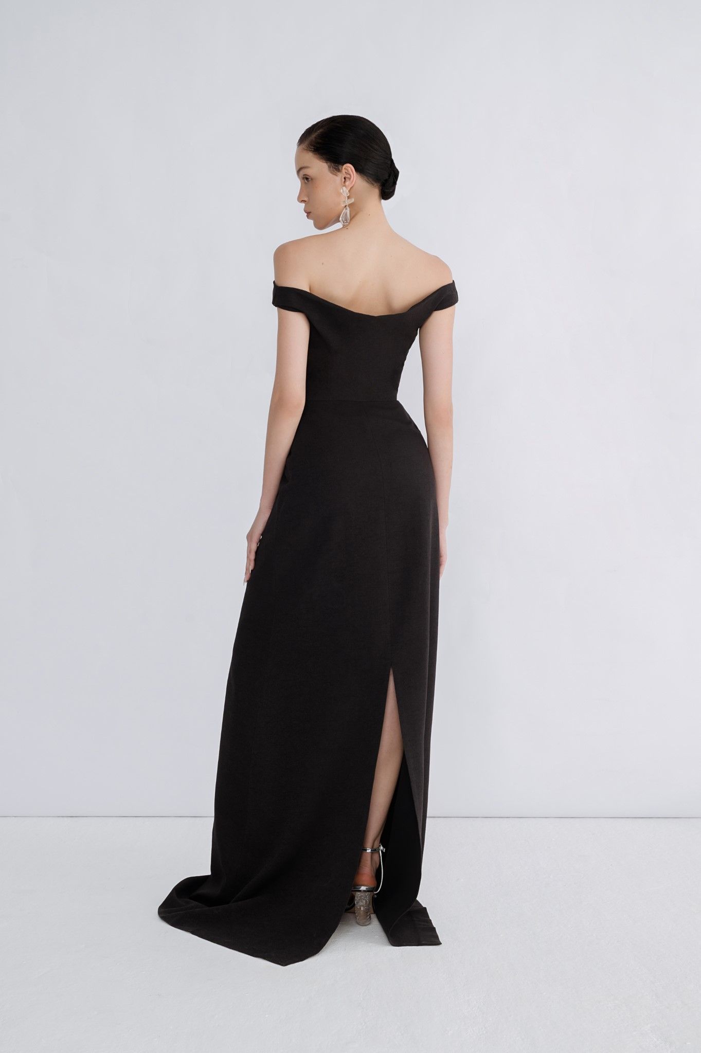 ESBER OFF- THE SHOULDER LONG DRESS