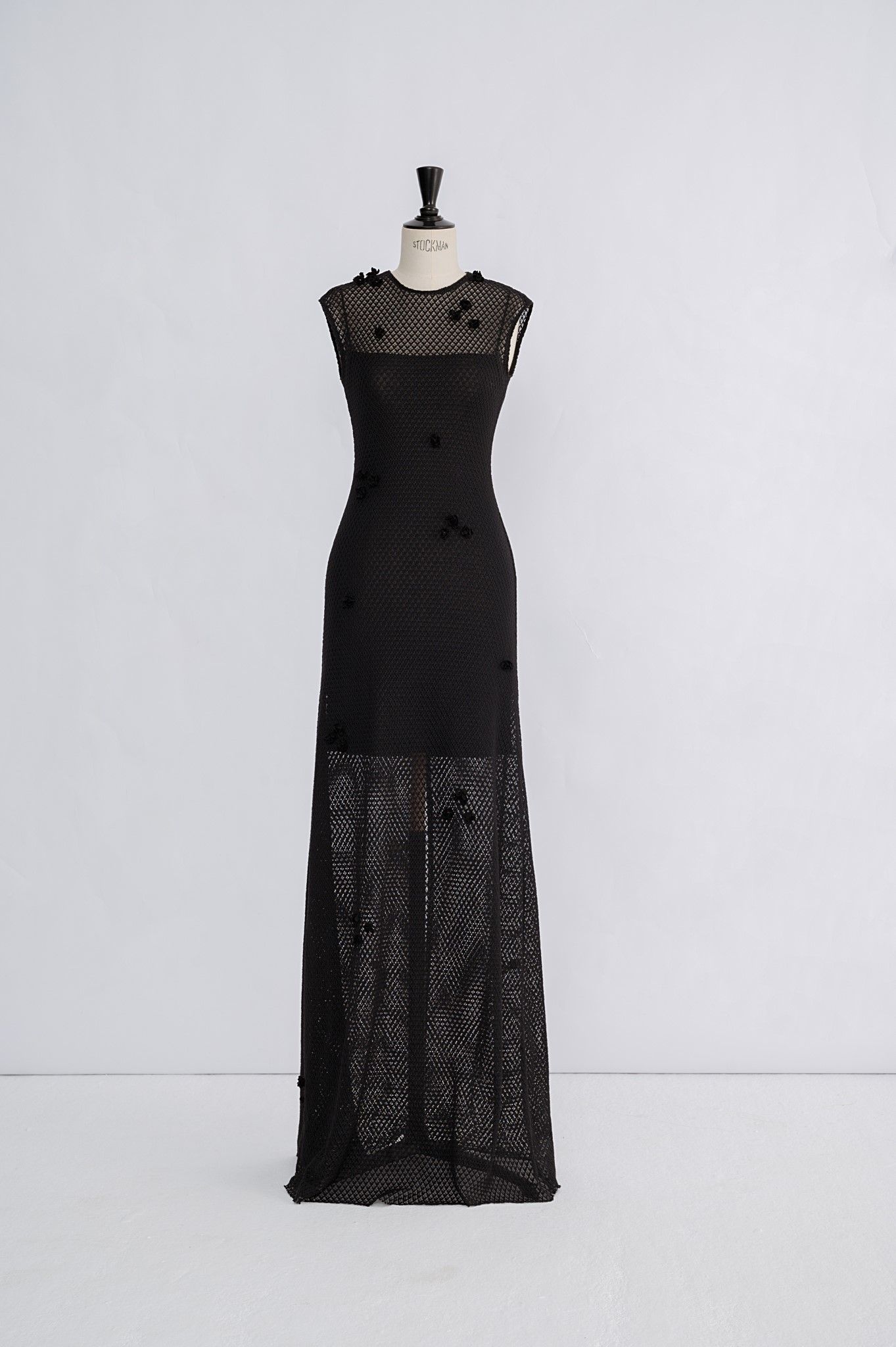CLIO LACE EMB LONG DRESS
