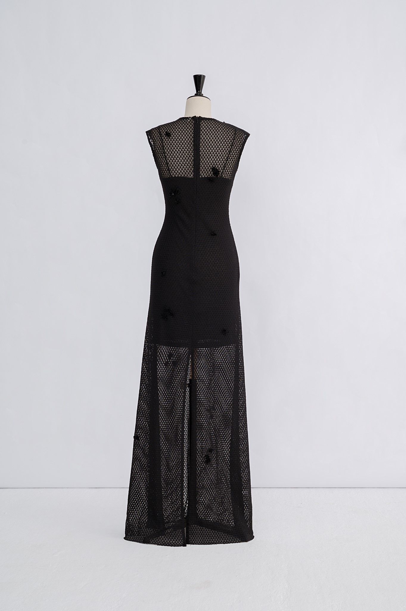 CLIO LACE EMB LONG DRESS