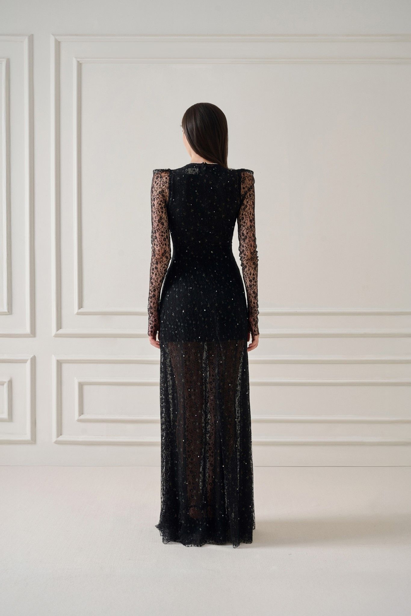 VERA EMB AURORA LACE DRESS