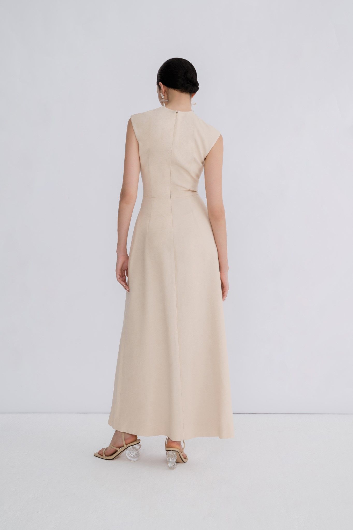 YURI TWIST MIDI DRESS