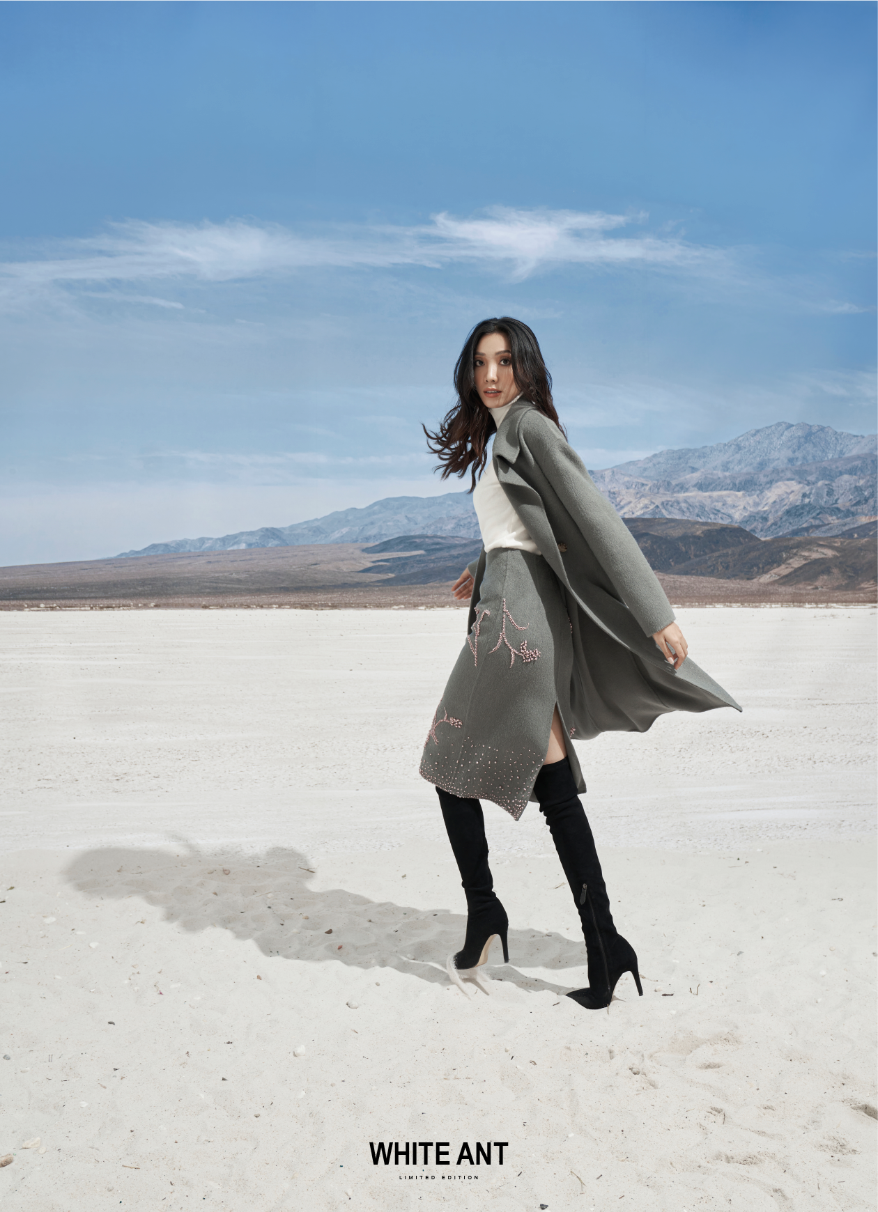 CLARLING GREY HANDMADE COATS