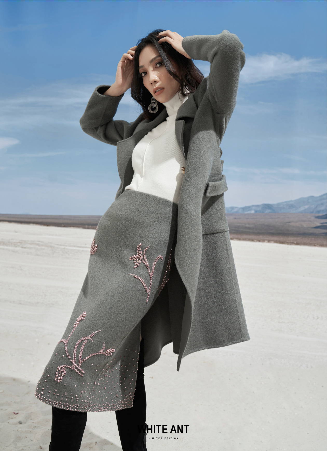 CLARLING GREY HANDMADE COATS