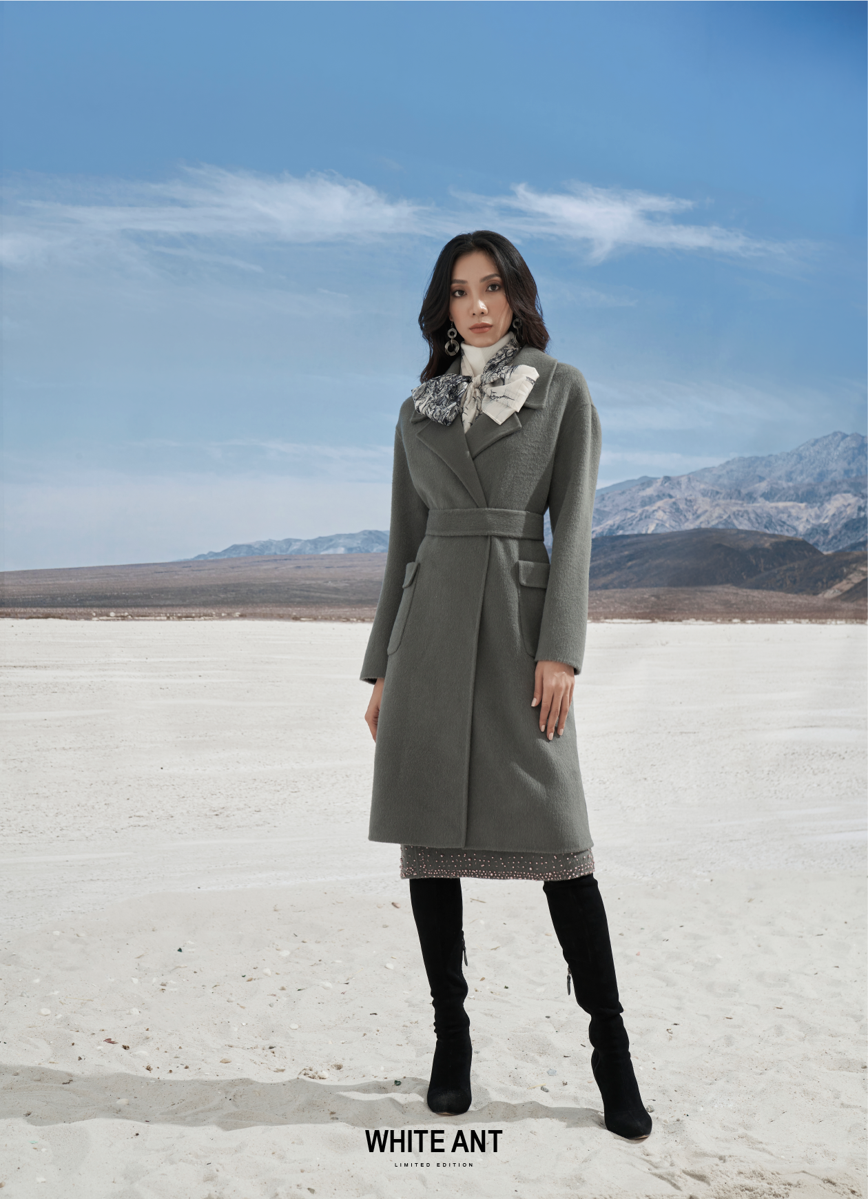 CLARLING GREY HANDMADE COATS