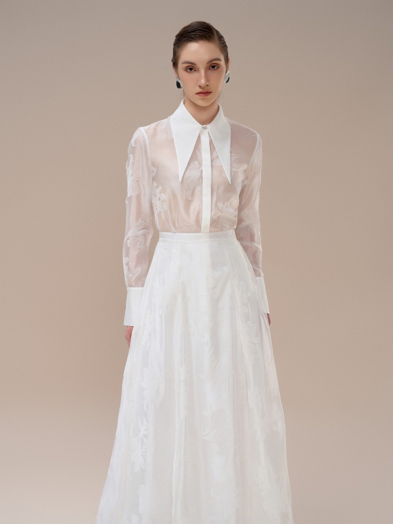 CARYLN POINTED COLLAR SHIRT