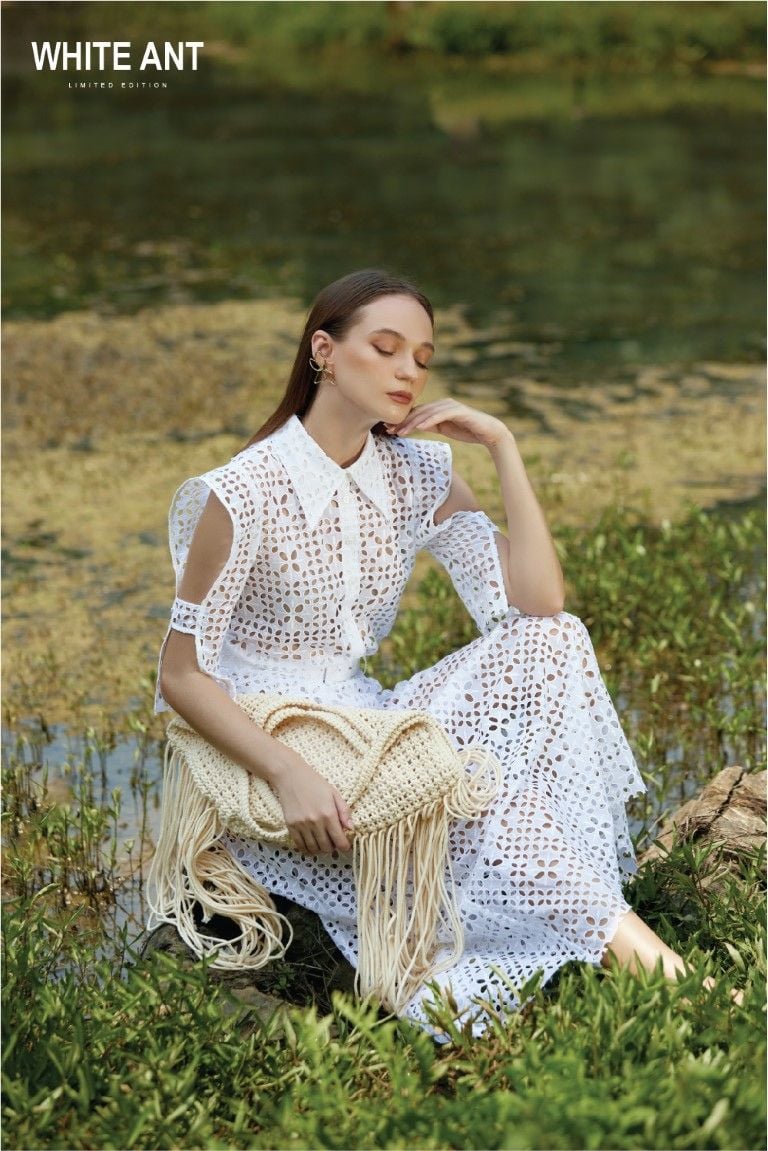 MARINA EMB MUSLIN SHIRT