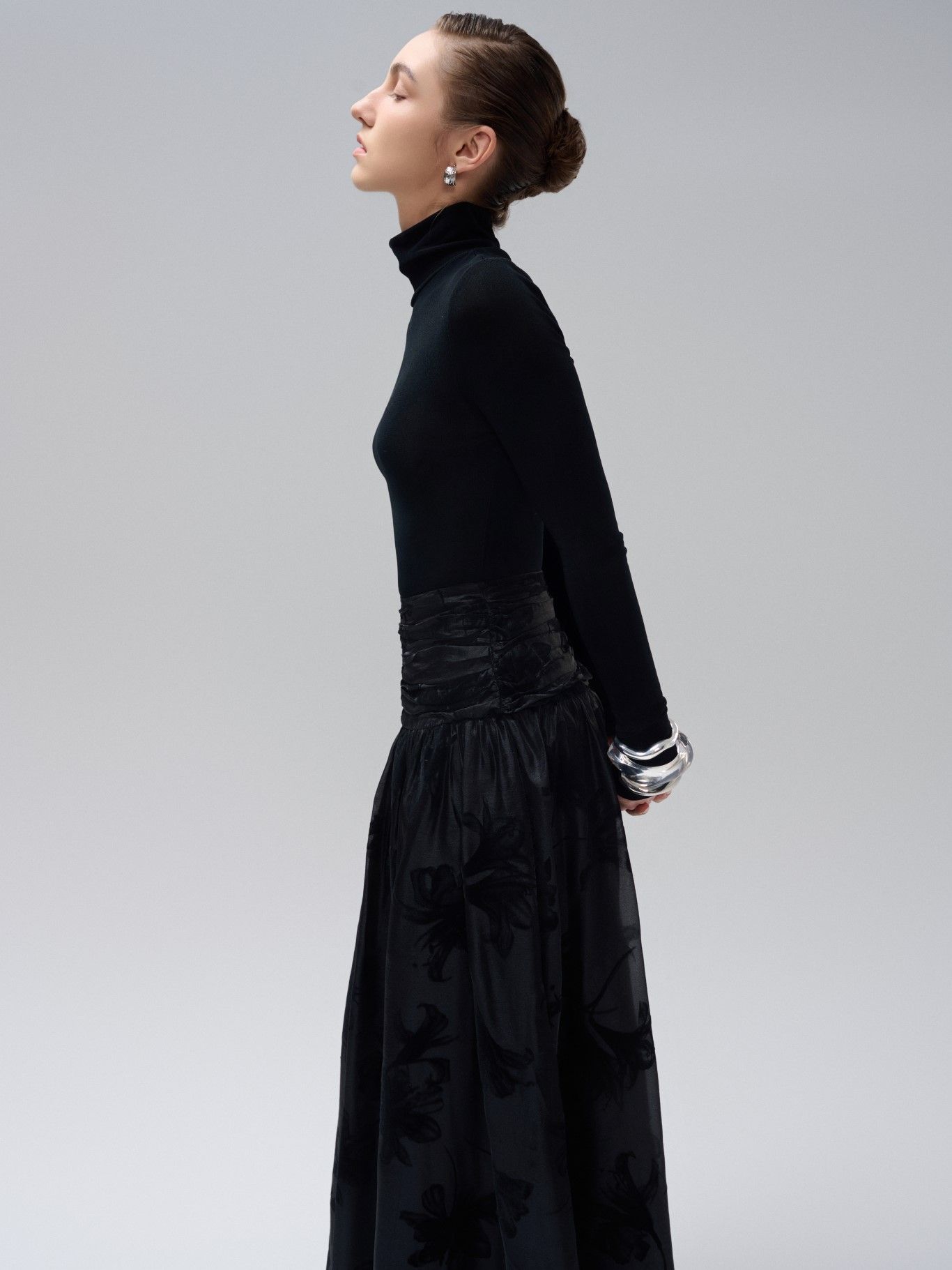 GERDA KNIT ACETATE TOP