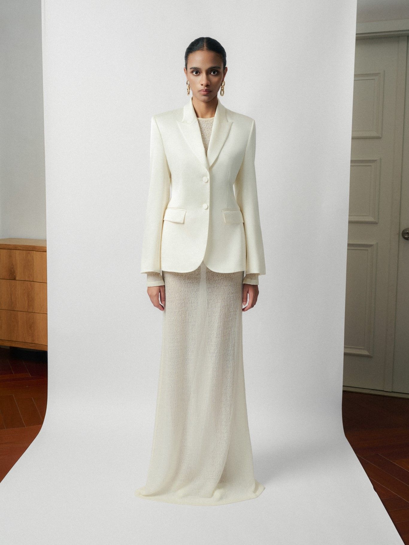 TAMY SILK- SATIN BLAZER