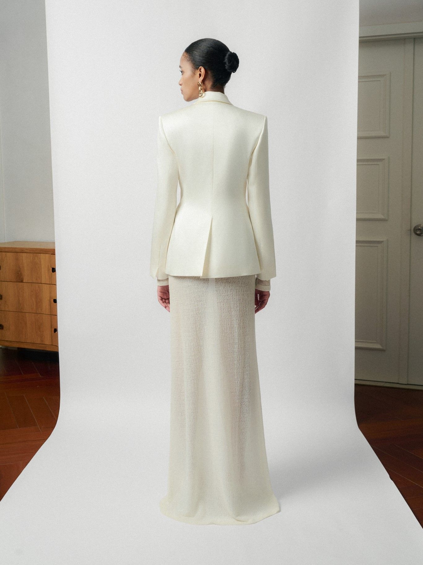 TAMY SILK- SATIN BLAZER