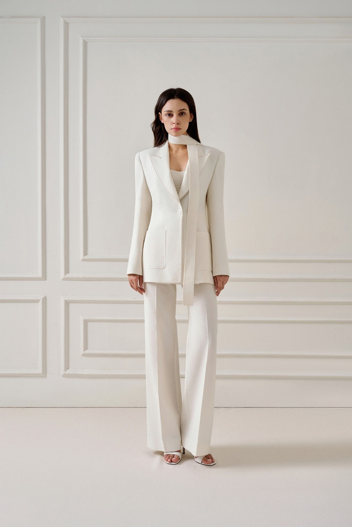 EMI SAND JACQUARD BLAZER