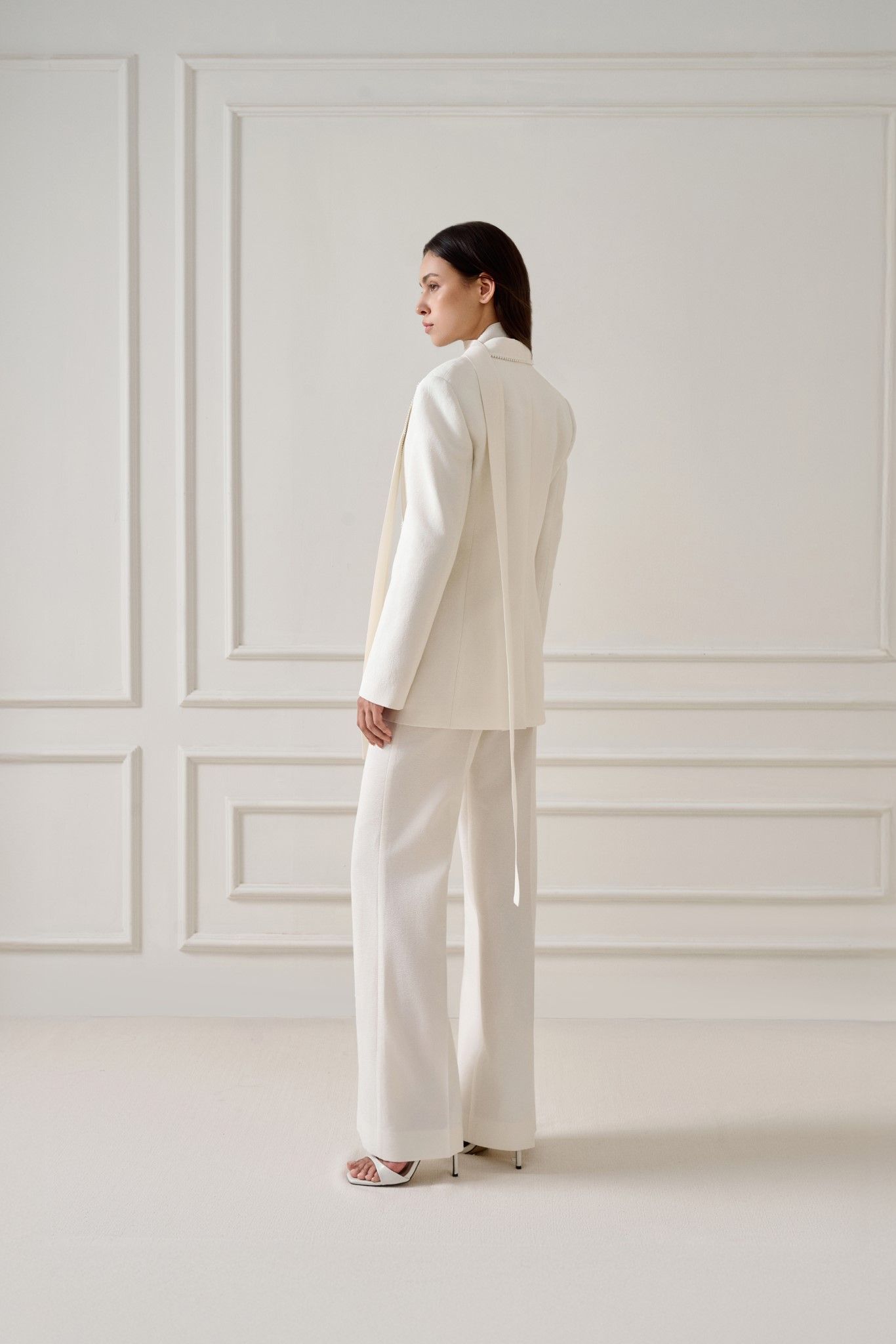 EMI SAND JACQUARD BLAZER