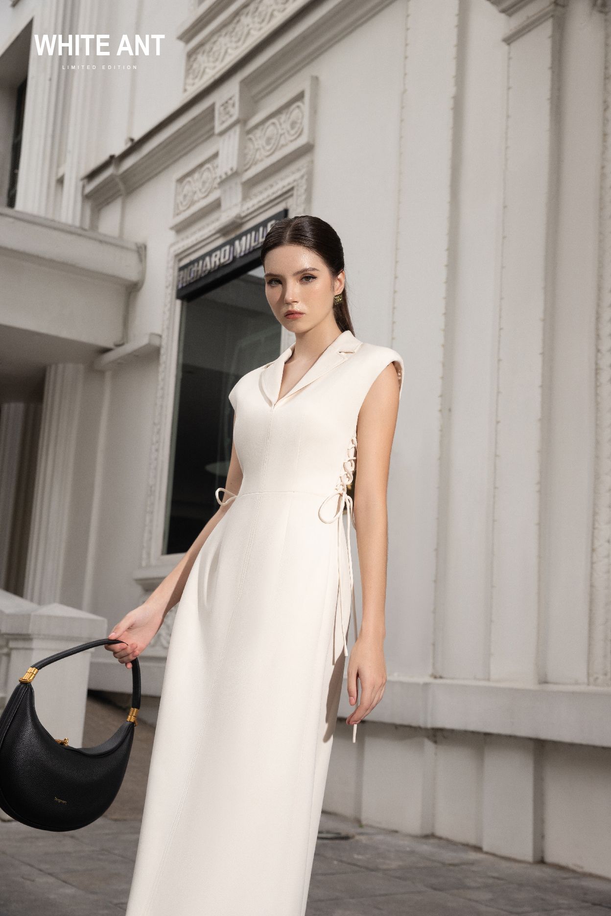 Đầm Tết Dây Nữ White Ant QUINTESSA A-LINE DRESS 120400173E