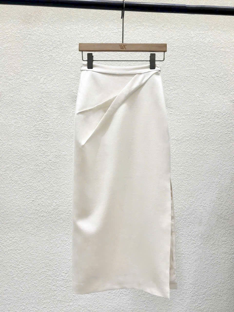 ERIN DRAPED MIDI SKIRT