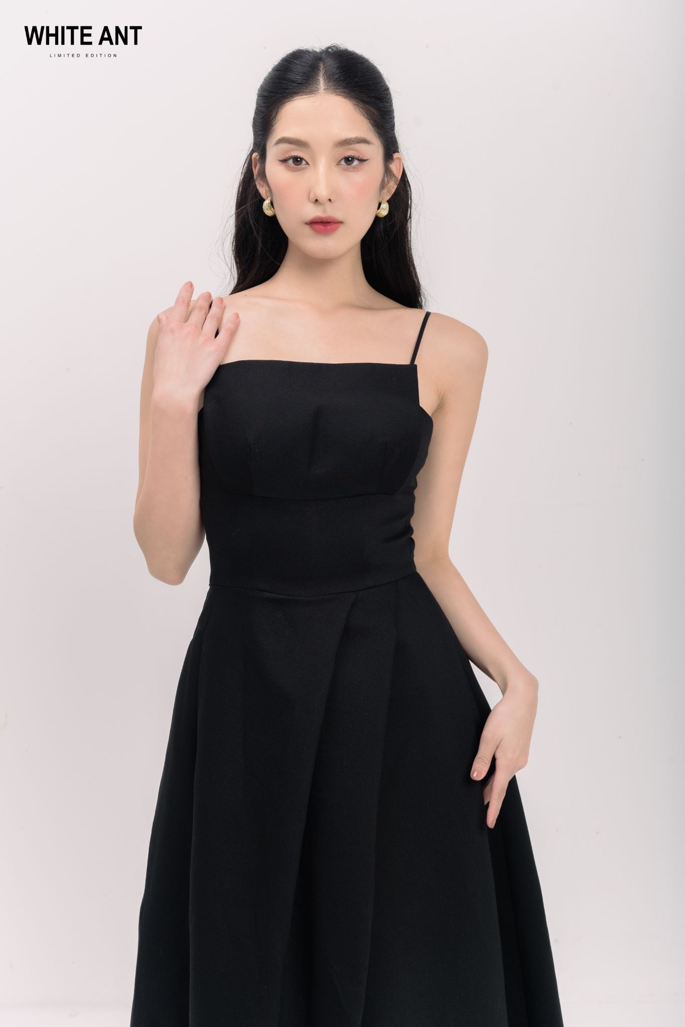 Đầm Xòe 2 Dây Nữ White Ant AMYA BUSTIER FLARE DRESS 120429005B